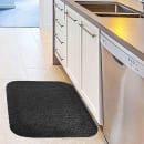 M+A Matting 7/8" Thick Hog Heaven Fashion Anti-Fatigue Mat, 3' x 5', Coal Black (4422335100) thumbnail 3