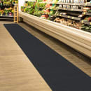 M+A Matting Slip Resistant Plush Mat w/ Adhesive Backing - 3' x 30' Roll, Polyester, Black (44571330900) thumbnail 6