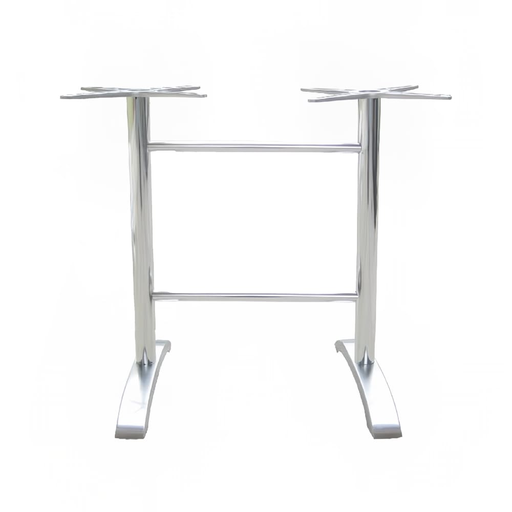 emu Bar Height Table Base for 44" x 28" to 32" Table Tops, Aluminum (AB1365)