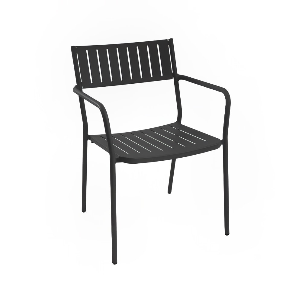 emu Bridge Indoor/Outdoor Stackable Armchair - Steel, Black (147)