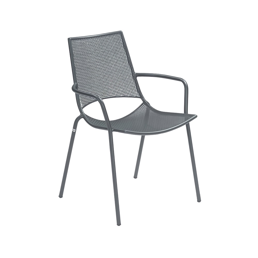emu Topper Indoor/Outdoor Stackable Armchair - Steel, Gray (151)