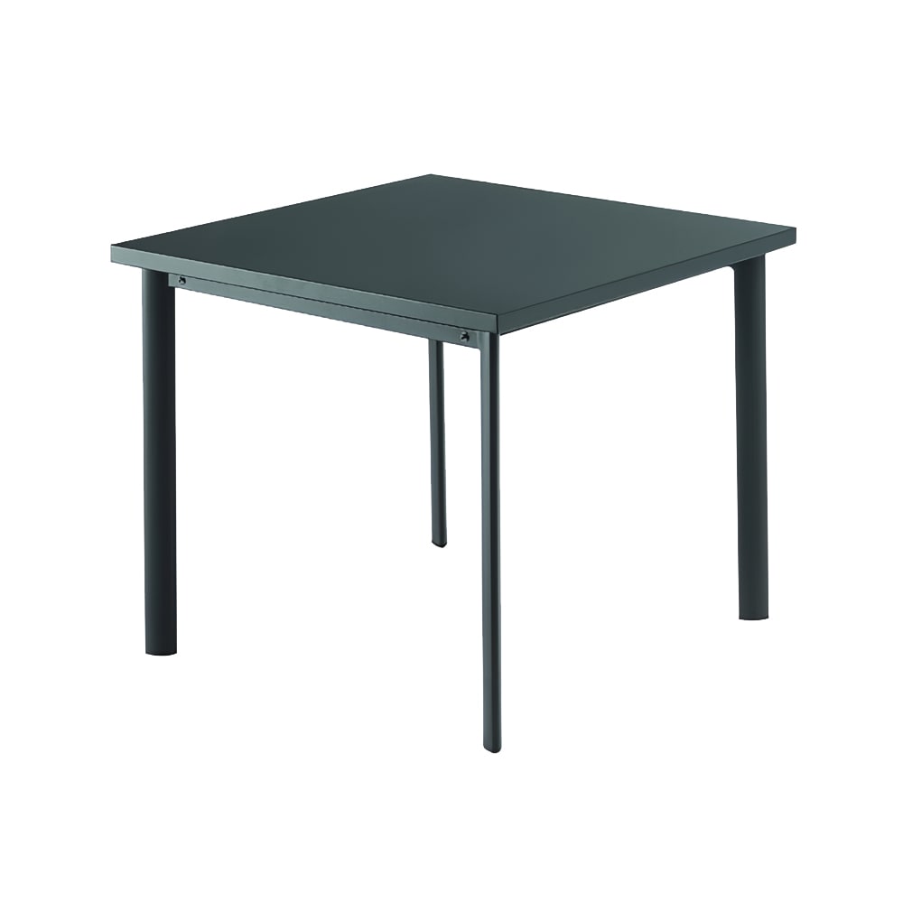 emu 40" Square Star ADA Table w/ Solid Top & Tubular Legs - Steel, Antique Iron (303)