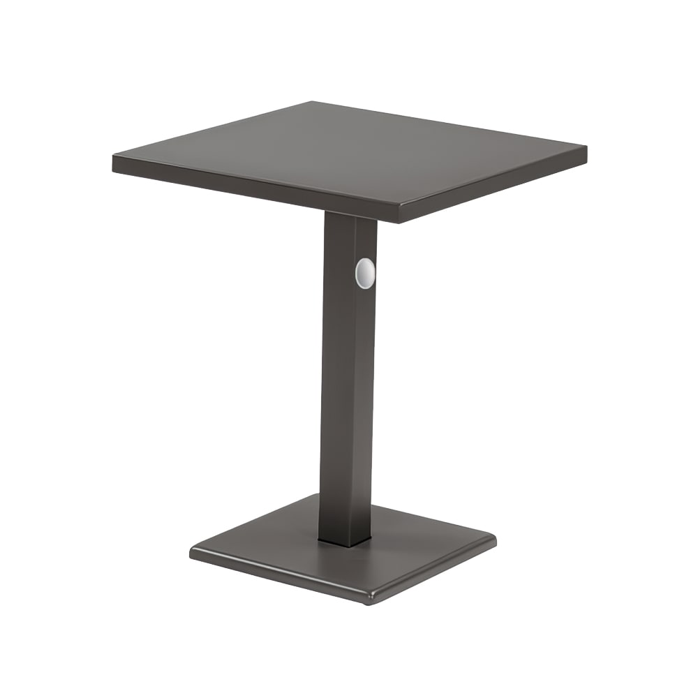 emu 24" Square Lock Indoor/Outdoor Table - Steel, Antique Bronze (472K)