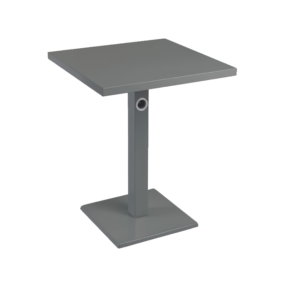 emu 32" Square Lock Indoor/Outdoor Table - Steel, Antique Iron (473K)