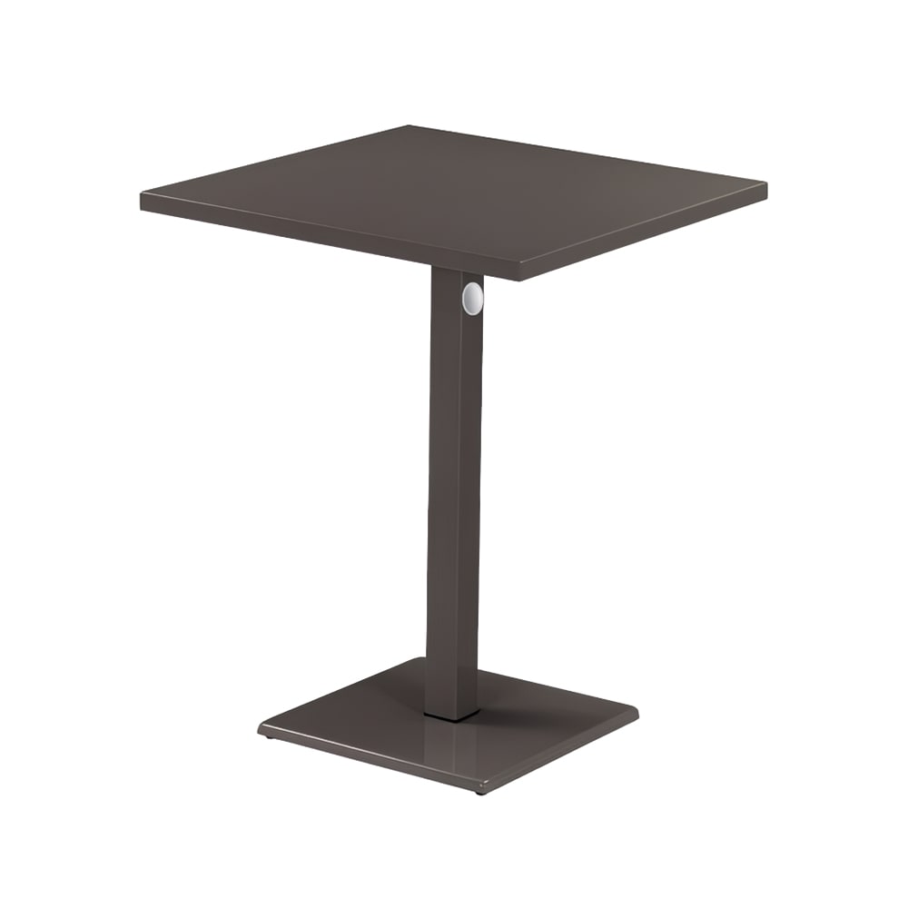 emu 32" Square Lock Indoor/Outdoor Bar Table - Steel, Antique Bronze (473KH)