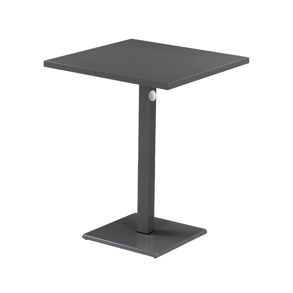 emu 32" Square Lock Indoor/Outdoor Bar Table - Steel, Antique Iron (473KH)