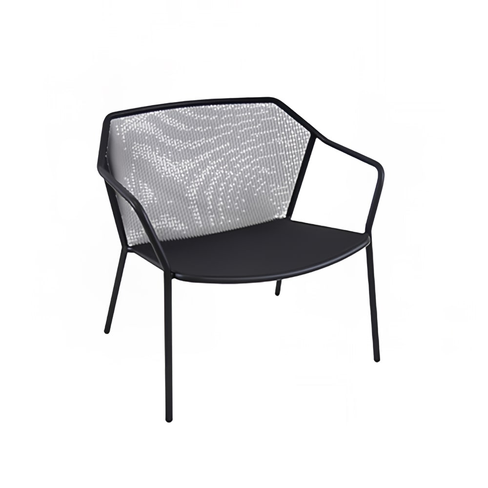 emu Darwin Indoor/Outdoor Stackable Lounge Chair - Steel, Gray (524)