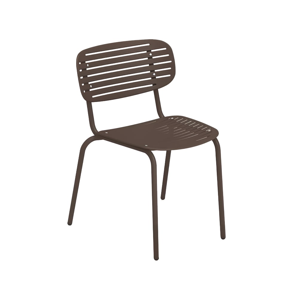 emu Mom Indoor/Outdoor Stackable Side Chair - Steel, Bronze (639)