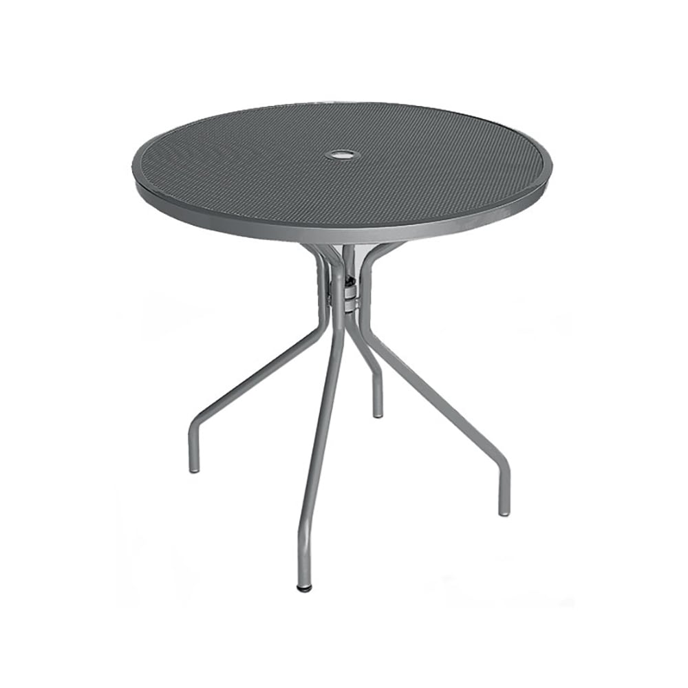 emu 32" Round Cambi Indoor/Outdoor Table w/ Umbrella Hole - Steel, Antique Iron (803)