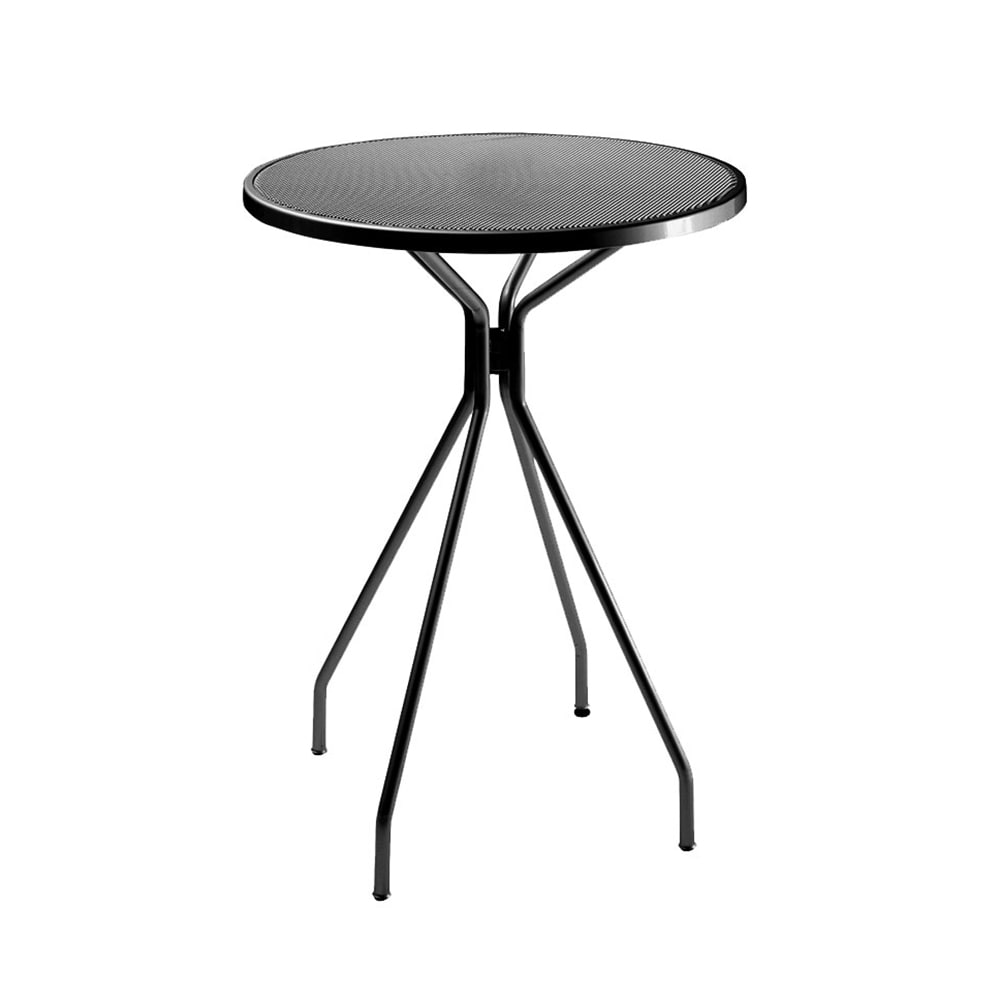 emu 32" Round Cambi Indoor/Outdoor Bar Table - Steel, Antique Black (820)