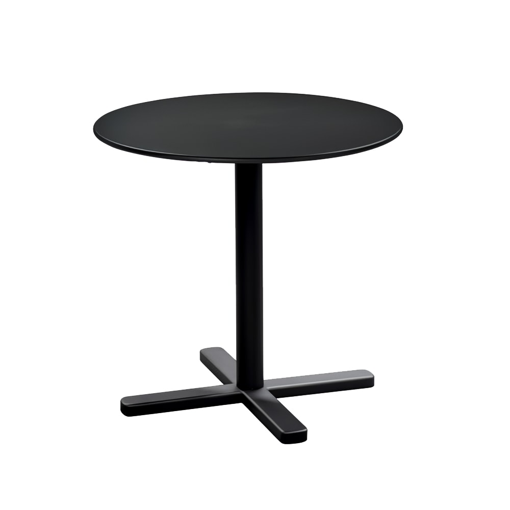 emu 24" Round Outdoor Dining Height Table - Steel, Black (848)