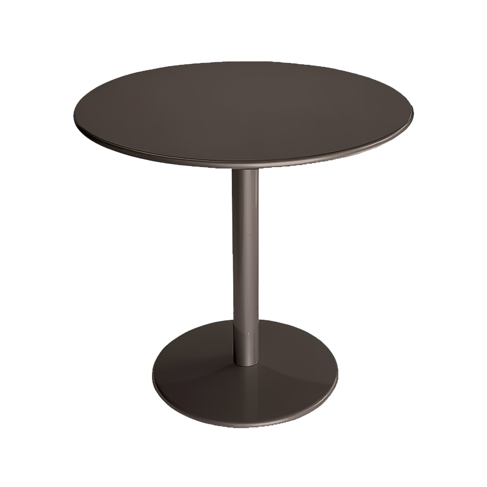 emu 24" Round Indoor/Outdoor Bistro Table - 30"H, Steel, Antique Bronze (900)