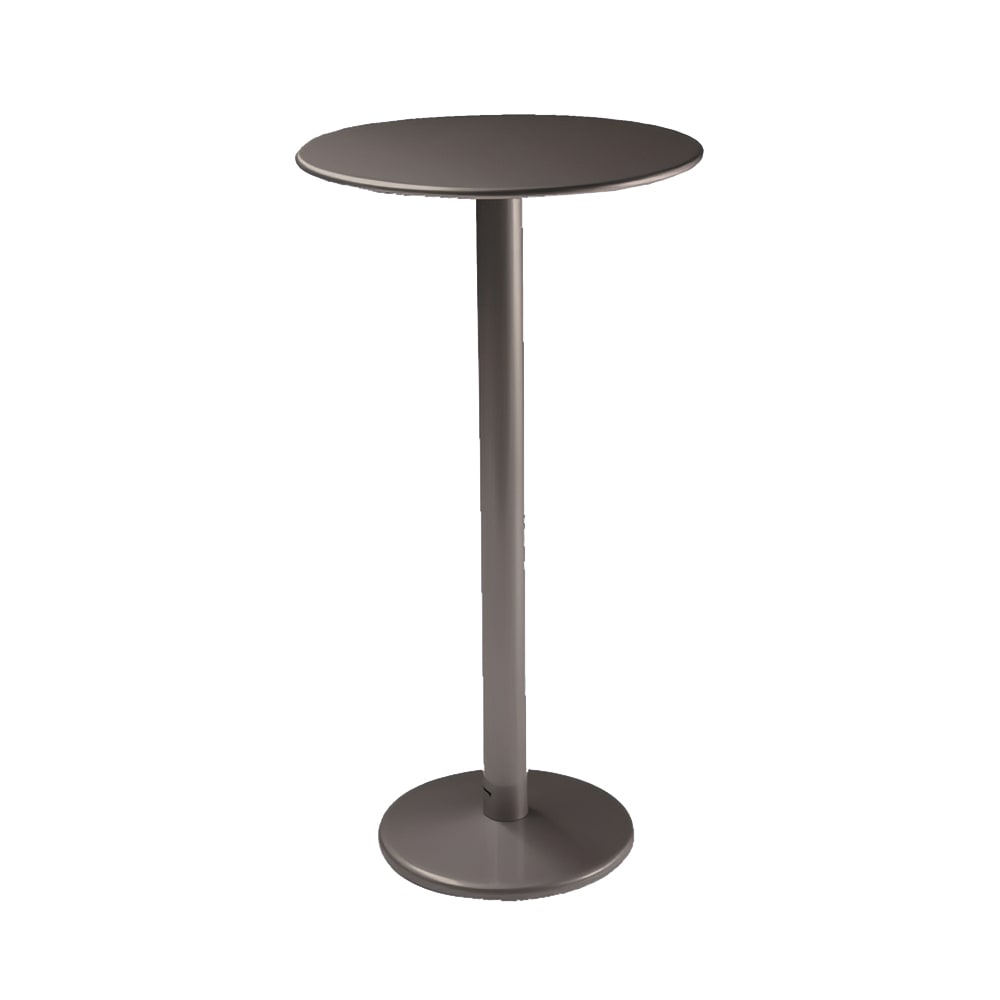 emu 24" Round Indoor/Outdoor Bistro Bar Table - 42"H, Steel, Antique Bronze (900H)