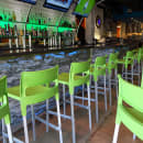 emu 39" Olly Barstool w/ Solid Back & Seat - Aluminum/Plastic, Green (9208) thumbnail 3