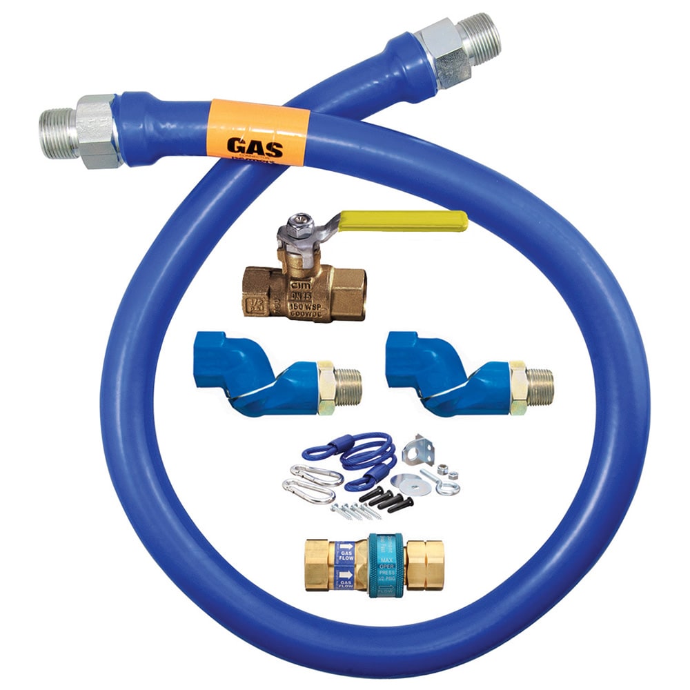 Dormont 1675KIT2S48 48" Gas Connector Kit w/ 3/4" Male/Male Couplings