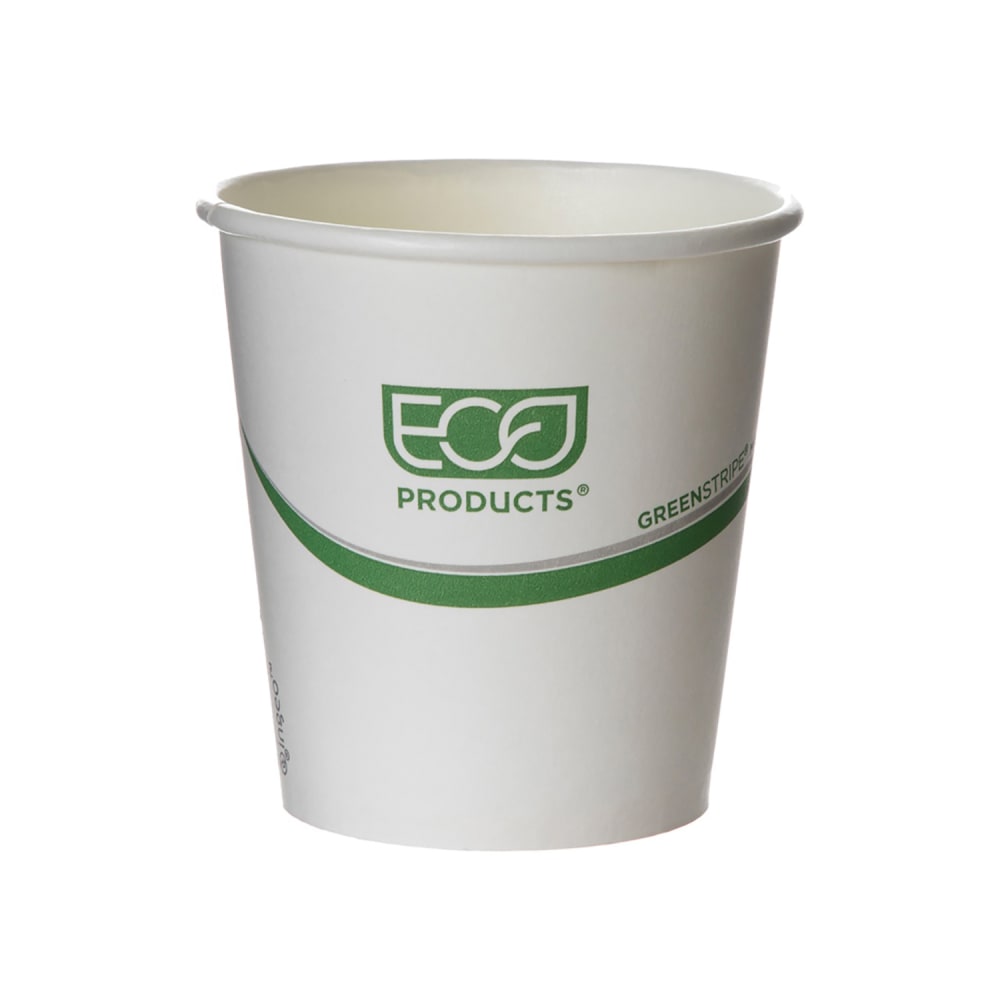 Eco Products GreenStripe® 10 oz Disposable Hot Cup - PLA, Printed (EP-BHC10-GS)
