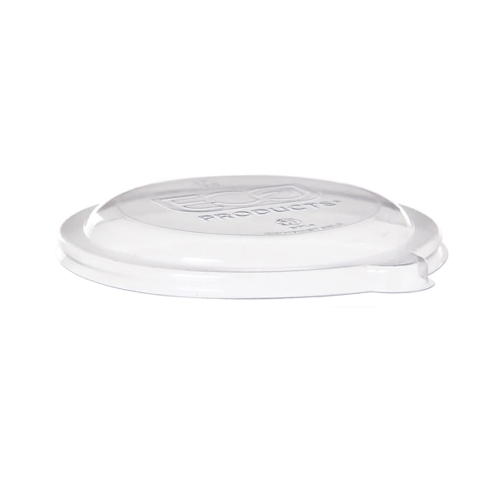 Eco Products WorldView™ Flat Lid for 6 to 8 oz Coupe Bowls - PLA, Clear (EP-BL6LID)