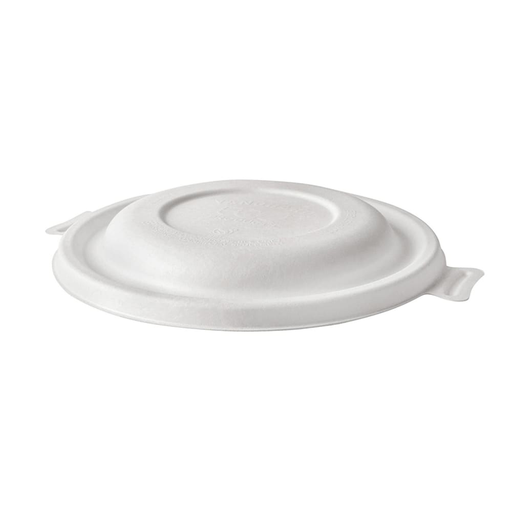 Eco Products WorldView™ Dome Lid for Molded Fiber Bowls - Molded Fiber, White (EP-BLDLIDNFA)