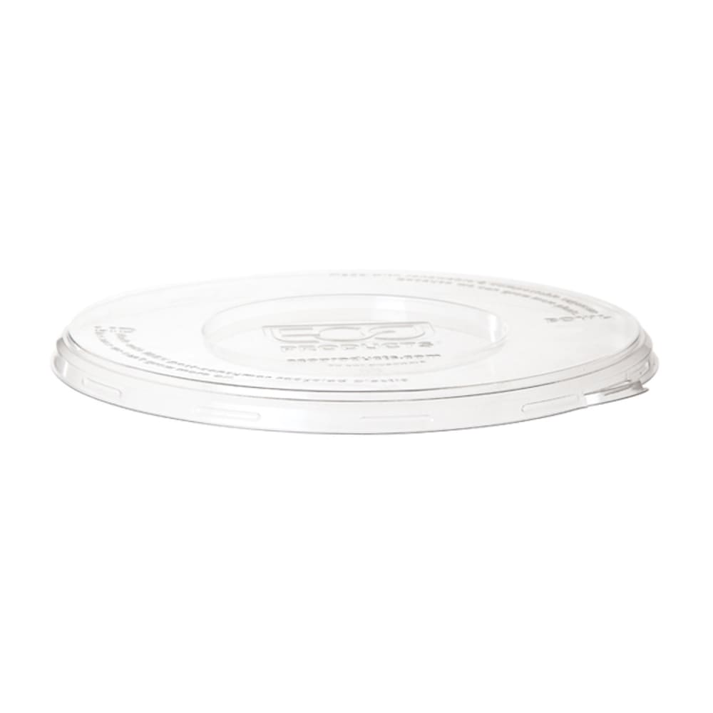 Eco Products WorldView™ Flat Lid for Molded Fiber Bowls - PET, Clear (EP-BLRLID)