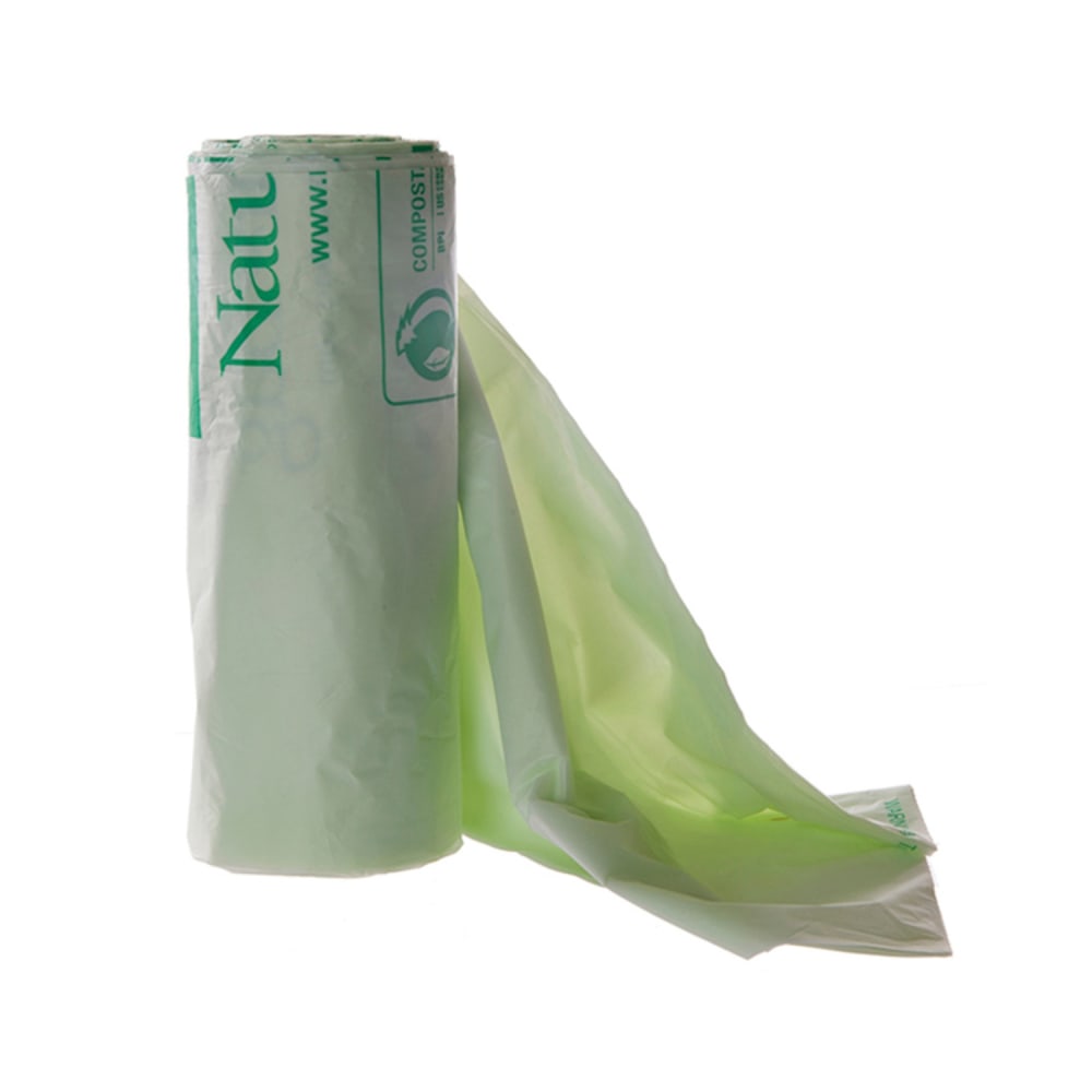 Eco Products 48 gal Trash Can Liner Bags - 48"L x 42"W, PBAT, Green (EP-CB55)