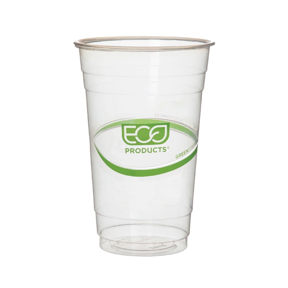Eco Products 20 oz GreenStripe® Disposable Cold Cup - PLA, Clear (EP-CC20-GS)