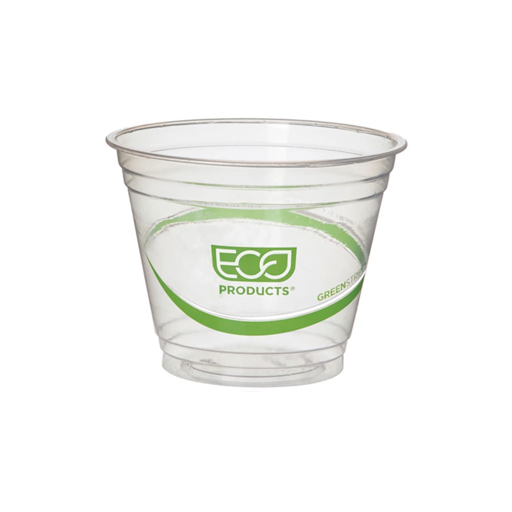 Eco Products 9 oz GreenStripe® Disposable Cold Cup - PLA, Clear (EP-CC9S-GS)