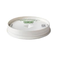 Eco Products GreenStripe® Flat Lid for 12 to 22 oz Cold Cups - PLA, Clear (EP-FLCS22) thumbnail 2