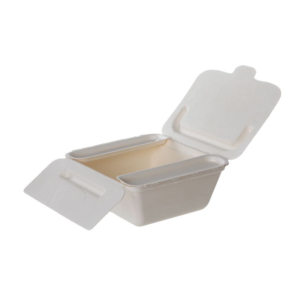 Eco Products 35 oz Vanguard® Folia™ Take-Out Container - Molded Fiber, White (EP-FSC35NFA)