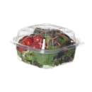 Eco Products Hinged Lid Food Container - 6" x 6" x 3", PLA (EP-LC6) thumbnail 2