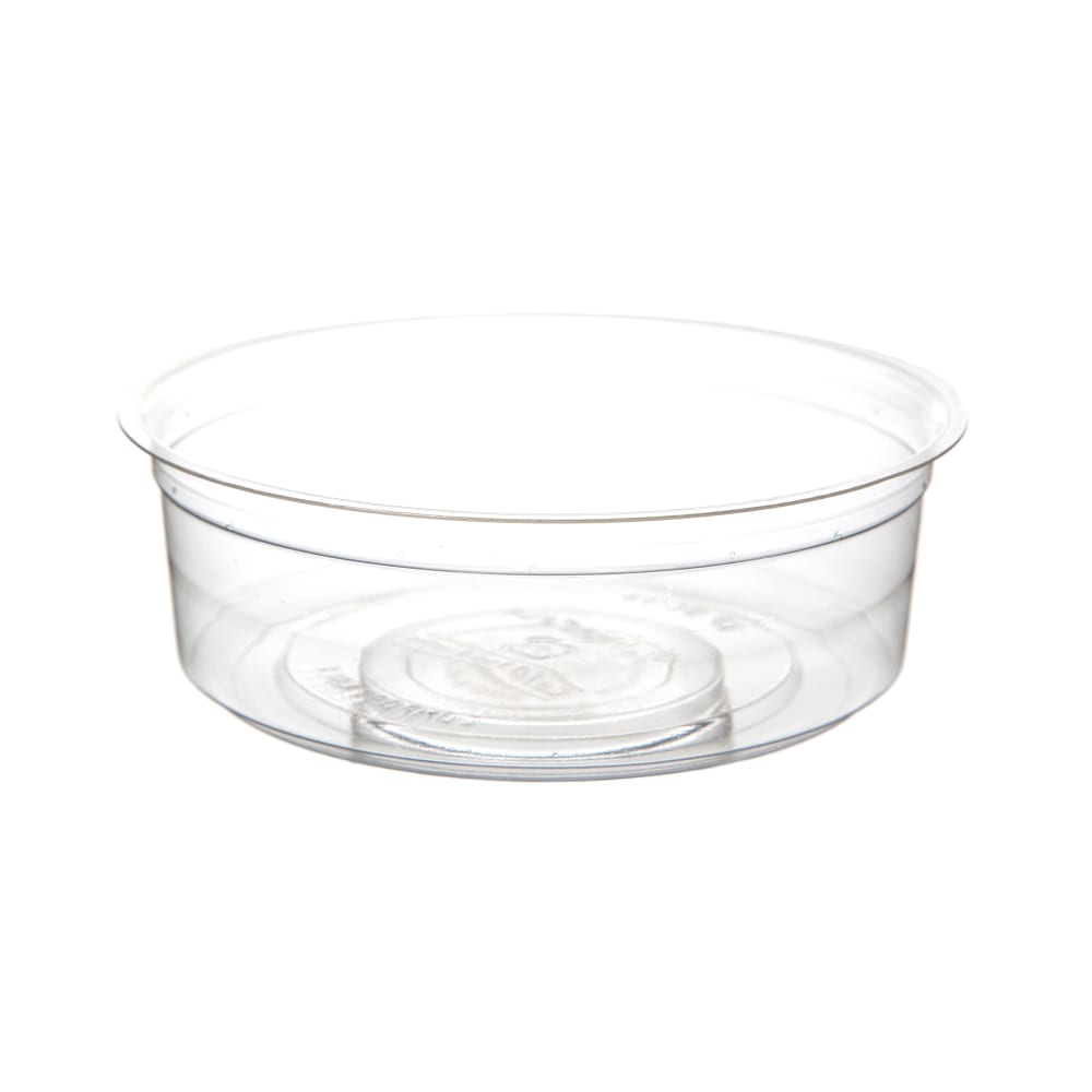 Eco Products 8 oz Deli Container - PLA, Clear (EP-RDP8)