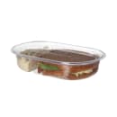Eco Products 32 oz Deli Container w/ (2) Compartments - PLA, Clear (EP-RV322) thumbnail 2