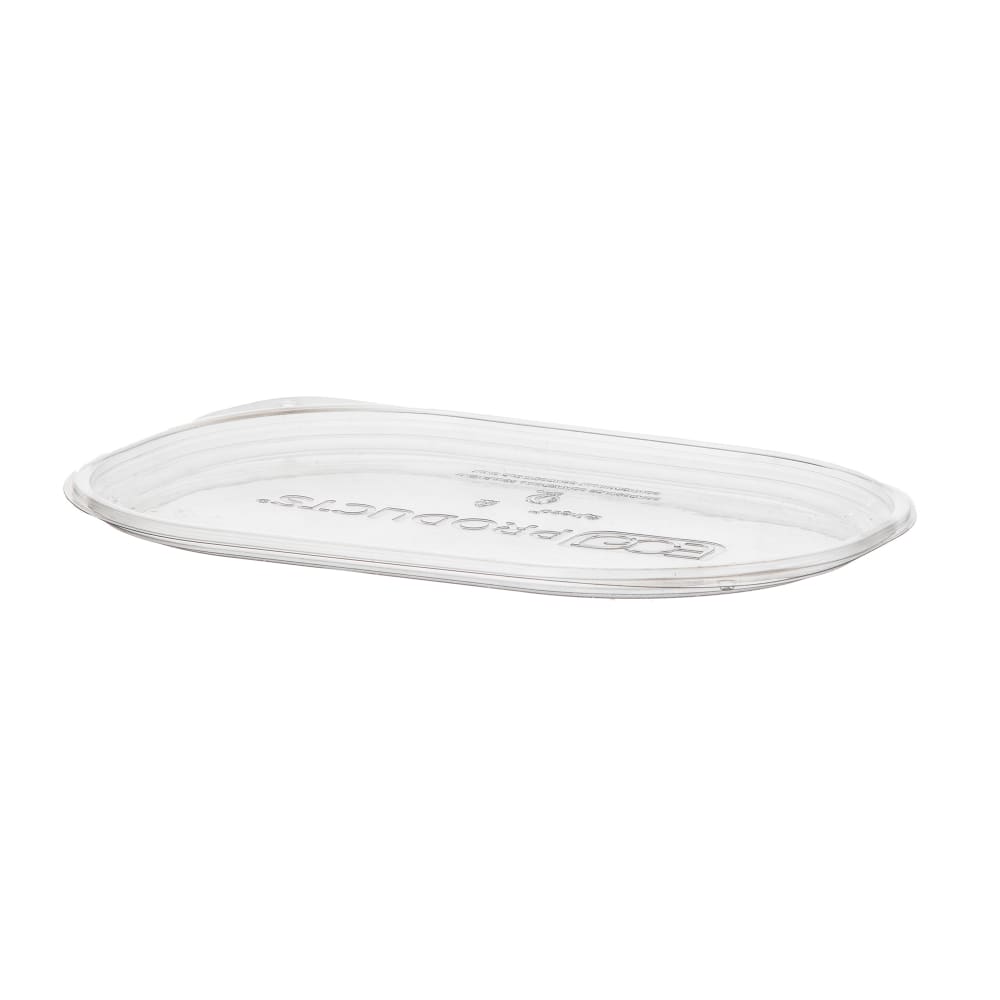 Eco Products Lid for 24 to 32 oz Deli/Snack Containers - PLA, Clear (EP-RVLID)