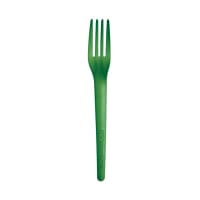 Eco Products 6" Plantware® Disposable Fork - PLA, White (EP-S012) thumbnail 2