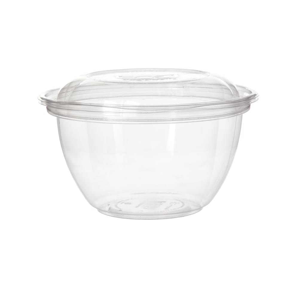 Eco Products 18 oz Salad Bowl w/ Lid - PLA, Clear (EP-SB18)