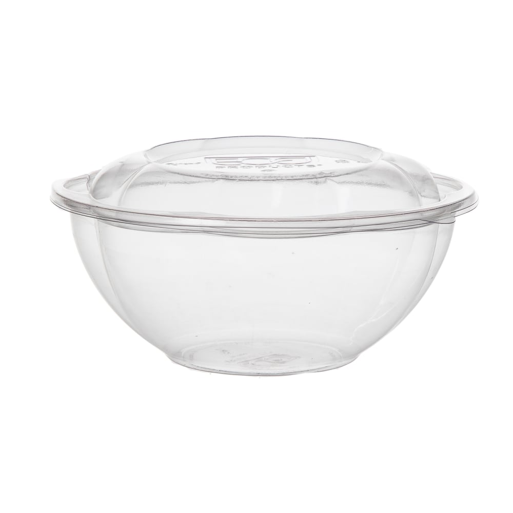 Eco Products 24 oz Salad Bowl w/ Lid - PLA, Clear (EP-SB24)