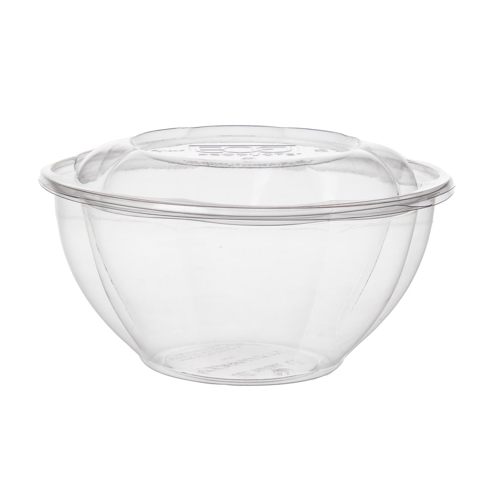 Eco Products 32 oz Salad Bowl w/ Lid - PLA, Clear (EP-SB32)