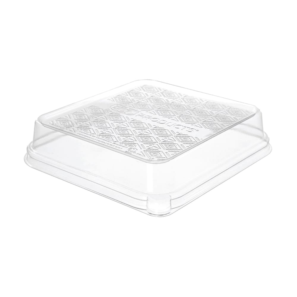 Eco Products WorldView™ Dome Lid for 7" Taco Trays - PLA, Clear (EP-SCS73LID)