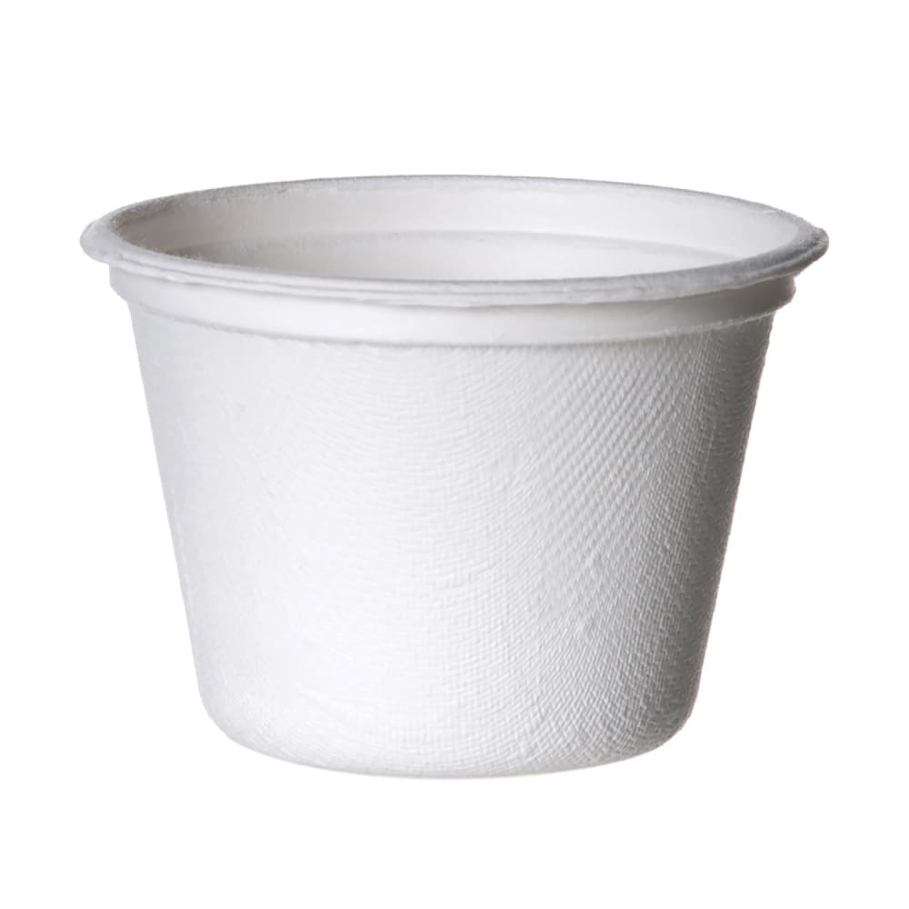 Eco Products Vanguard® WorldView™ 4 oz Portion Cup - Molded Fiber, White (EP-SPC4NFA)