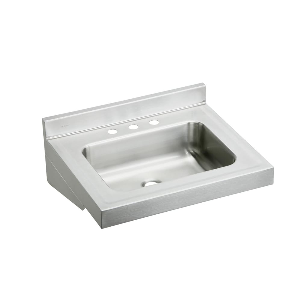Elkay ELV22193 Wall Mount Commercial Hand Sink w/ 16"L x 11 1/2"W x 5 1/2"D Bowl