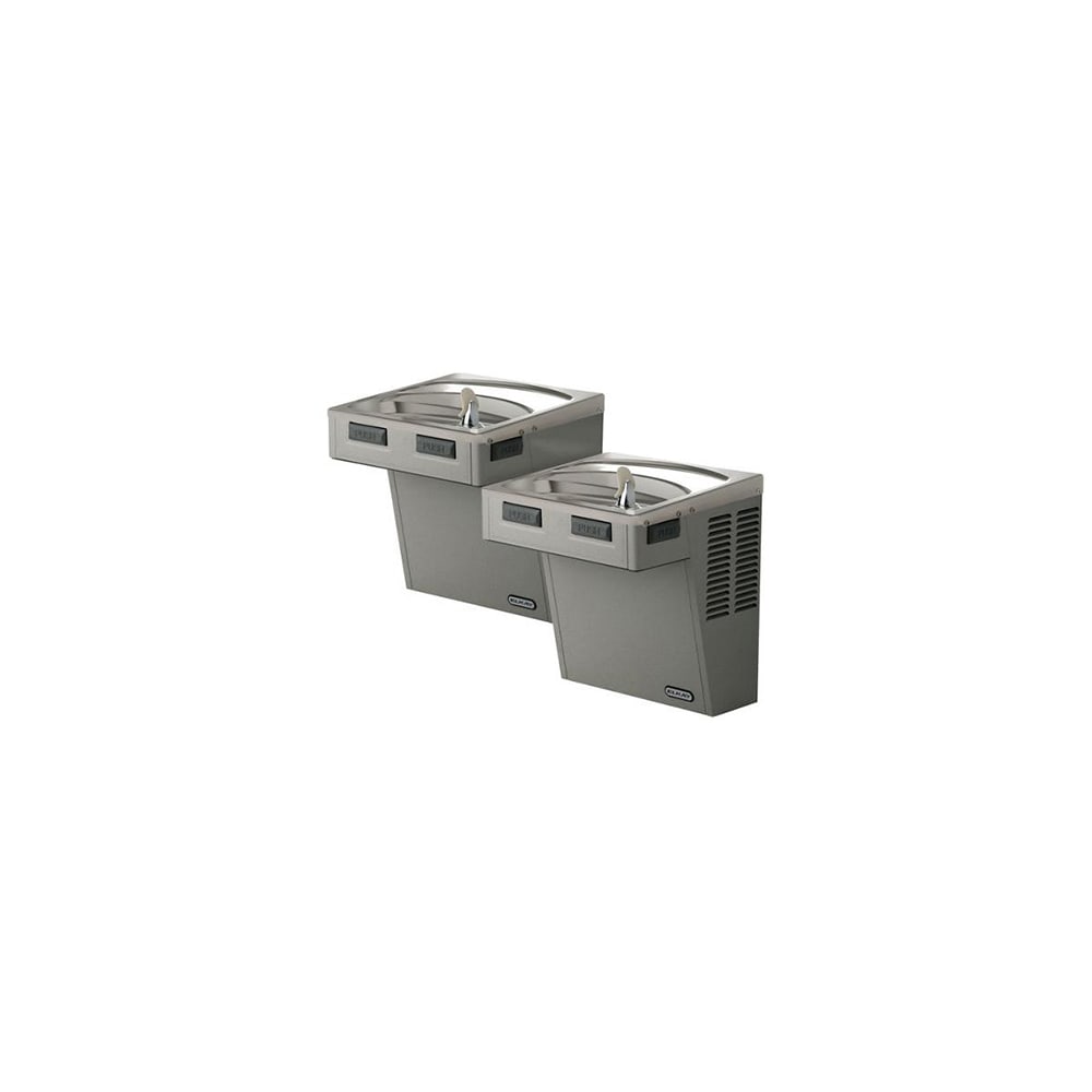 Elkay EMABFTL8SC Wall Mount Bi Level Drinking Fountain - Non Filtered, Refrigerated, Stainless