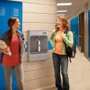 Elkay EMASM Wall Mount Bottle Filling Station w/ Button Activation - Non Refrigerated, Stainless thumbnail 2