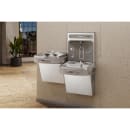 Elkay EZOOTL8WSSK Wall Mount Bi Level Drinking Fountain w/ Bottle Filler - Non Filtered, Refrigerated, Stainless thumbnail 2