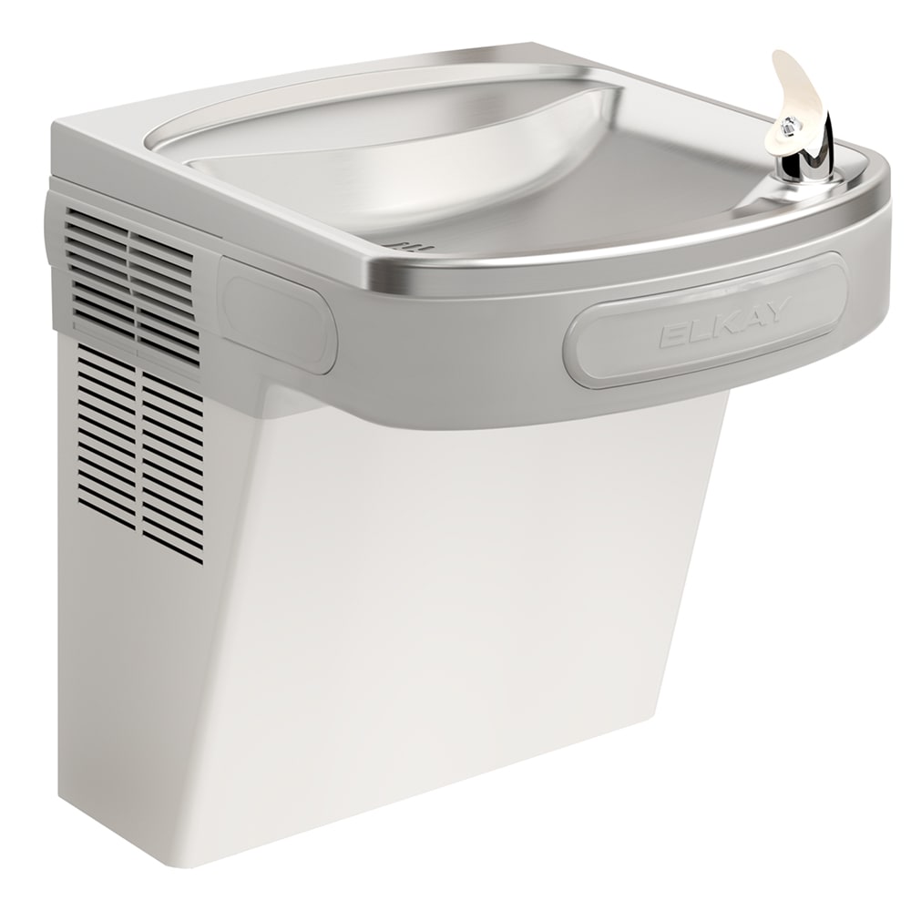 Elkay EZS8S Wall Mount Bi Level Drinking Fountain - Non Filtered, Refrigerated, Stainless