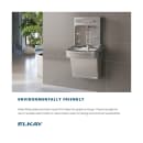 Elkay EZS8WSLK Wall Mount Drinking Fountain w/ Bottle Filler - Non Filtered, Refrigerated, Light Gray thumbnail 3