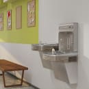 Elkay EZSTL8WSSK Wall Mount Bi Level Drinking Fountain w/ Bottle Filler - Non Filtered, Refrigerated, Stainless thumbnail 2