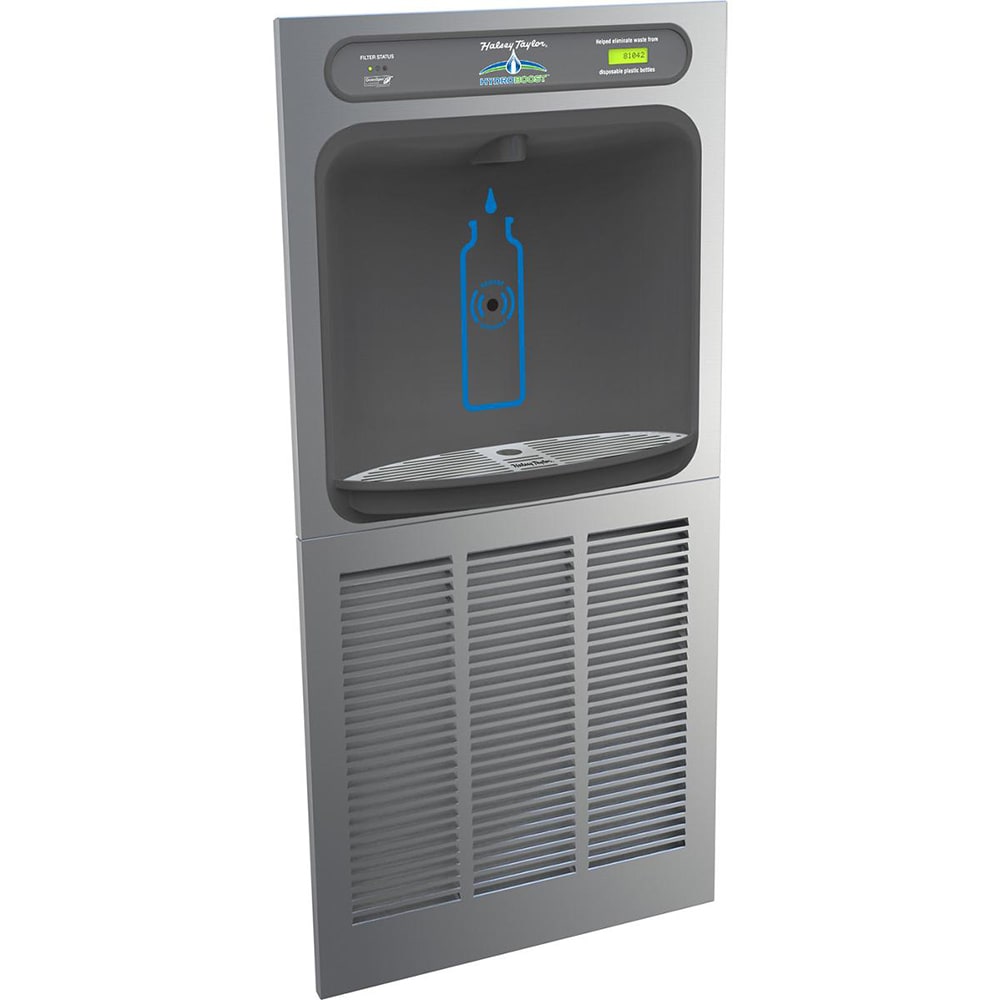 Halsey Taylor HTHBGRN8-WF In Wall Bottle Filling Station w/ Sensor Activation - Refrigerated, Filtered