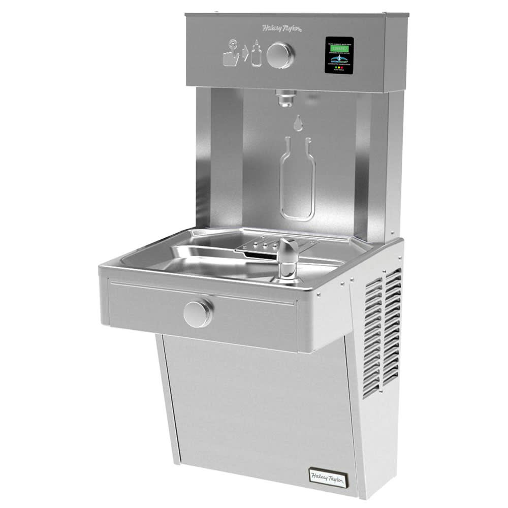 Halsey Taylor HTHBHVR8 Wall Mount Drinking Fountain w/ Bottle Filler - Refrigerated, Filtered