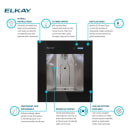Elkay LBWDC00BKC Built In Commercial Filtered Water Dispenser - Non Refrigerated, Black/Stainless thumbnail 3