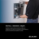 Elkay LBWDM0BKBC Liv EZ Wall Mount Water Bottle Filling Station w/ Push Button - Non-Refrigerated, Filtered thumbnail 8