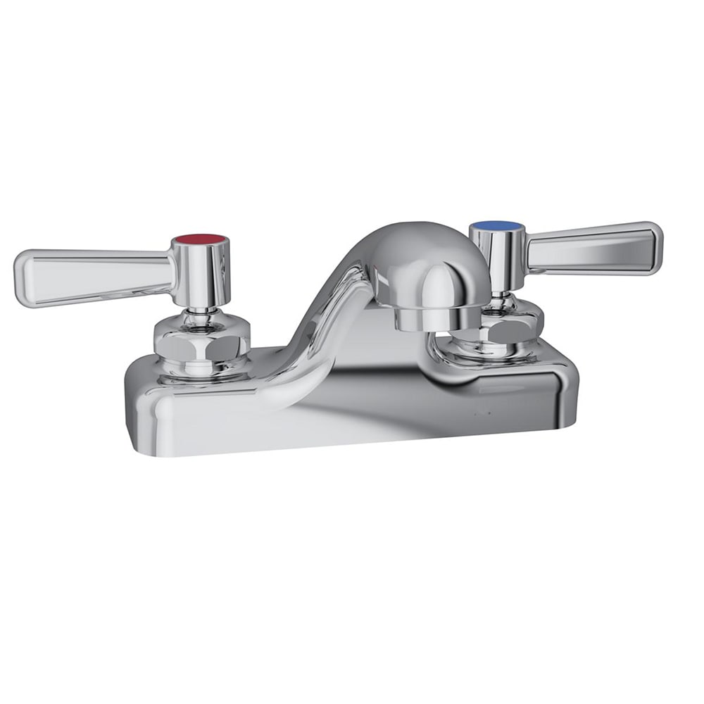Elkay LK403L2 Deck Mount Lavatory Faucet w/ 3 1/2" Spout & 2" Lever Handles - 4" Centers, Chrome Plated